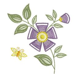 Jacobean Floral 02 machine embroidery designs