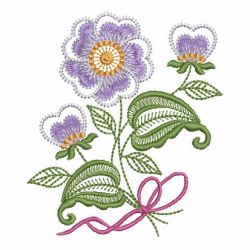 Jacobean Floral 12 machine embroidery designs