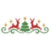 Christmas Reindeer Borders 02(Sm)