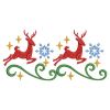 Christmas Reindeer Borders 05(Lg)
