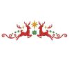 Christmas Reindeer Borders 10(Lg)