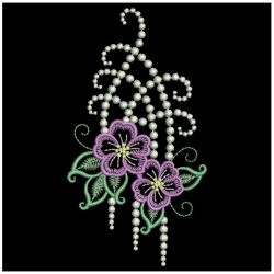 Candlewick Floral Decor 04(Md) machine embroidery designs