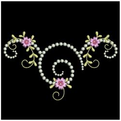 Candlewick Floral Decor 05(Sm) machine embroidery designs