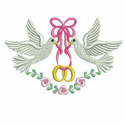 Romantic Doves 02(Lg) machine embroidery designs