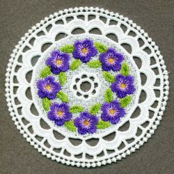 FSL Floral Coasters 3 03 machine embroidery designs