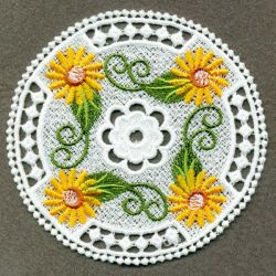 FSL Floral Coasters 3 06 machine embroidery designs