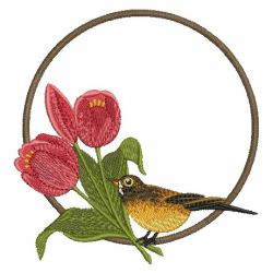 Birds And Blooms 05 machine embroidery designs