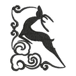 Deer Silhouettes 10 machine embroidery designs