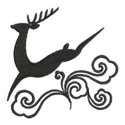 Deer Silhouettes 11 machine embroidery designs