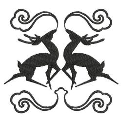 Deer Silhouettes 13 machine embroidery designs