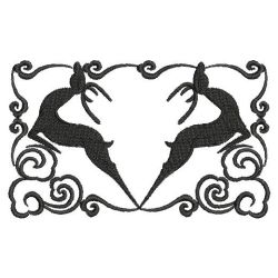 Deer Silhouettes 14 machine embroidery designs