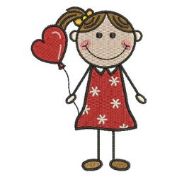 Stick Children 2 02 machine embroidery designs