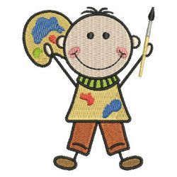 Stick Children 2 04 machine embroidery designs