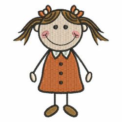 Stick Children 2 06 machine embroidery designs