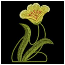 Art Nouveau Flowers 02 machine embroidery designs