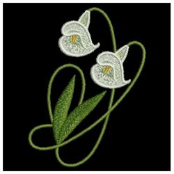 Art Nouveau Flowers 03 machine embroidery designs