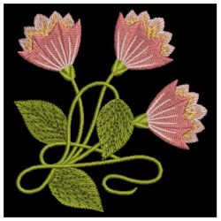Art Nouveau Flowers 06 machine embroidery designs