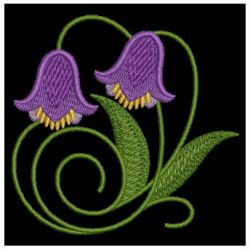 Art Nouveau Flowers 07 machine embroidery designs