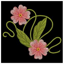 Art Nouveau Flowers 08 machine embroidery designs