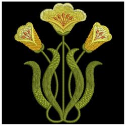 Art Nouveau Flowers 2 02