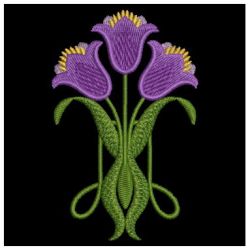 Art Nouveau Flowers 2 07 machine embroidery designs