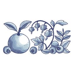 Blue Jacobean Fruits 10