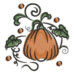 Pumpkins 06 machine embroidery designs