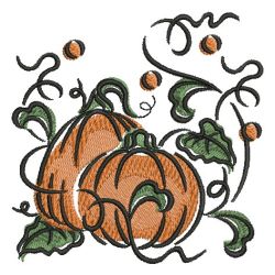 Pumpkins 07 machine embroidery designs