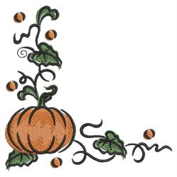 Pumpkins 09 machine embroidery designs