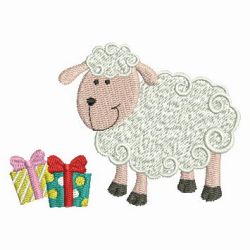 Cute Lamb machine embroidery designs