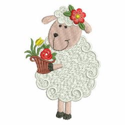 Cute Lamb 09 machine embroidery designs