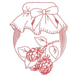 Redwork Fruit Jars 07(Md) machine embroidery designs