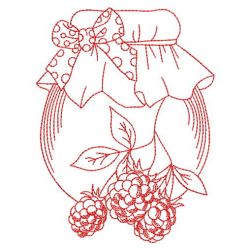 Redwork Fruit Jars 10(Lg) machine embroidery designs