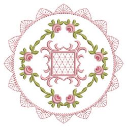 Heirloom Rose Quilt 3 08(Sm) machine embroidery designs