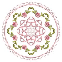 Heirloom Rose Quilt 3 10(Sm) machine embroidery designs