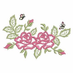 Satin Roses 06 machine embroidery designs
