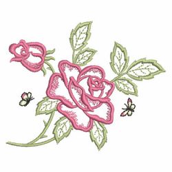 Satin Roses 07 machine embroidery designs