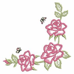 Satin Roses 10 machine embroidery designs