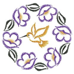 Ink Wash Flowers 08(Lg) machine embroidery designs