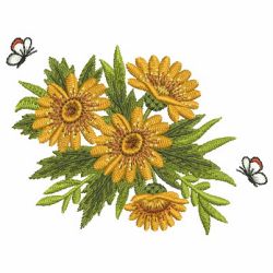 April Daisy machine embroidery designs