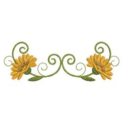 April Daisy 10 machine embroidery designs