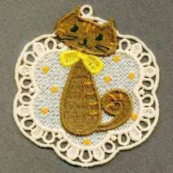 FSL Cat Ornaments machine embroidery designs