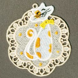 FSL Cat Ornaments 03 machine embroidery designs