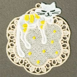 FSL Cat Ornaments 07 machine embroidery designs