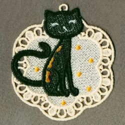 FSL Cat Ornaments 08 machine embroidery designs