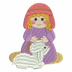 Mary And Baby Jesus machine embroidery designs