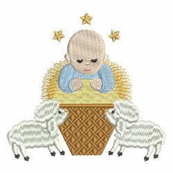 Mary And Baby Jesus 05 machine embroidery designs