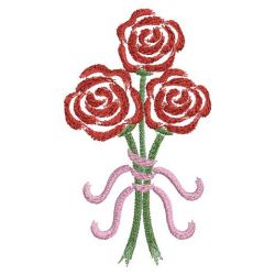 Ink Wash Roses 03(Lg) machine embroidery designs