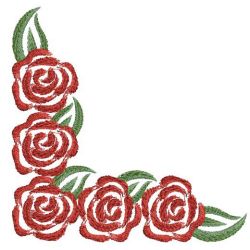 Ink Wash Roses 05(Lg) machine embroidery designs