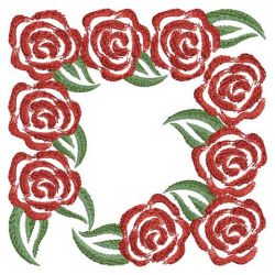 Ink Wash Roses 08(Lg) machine embroidery designs